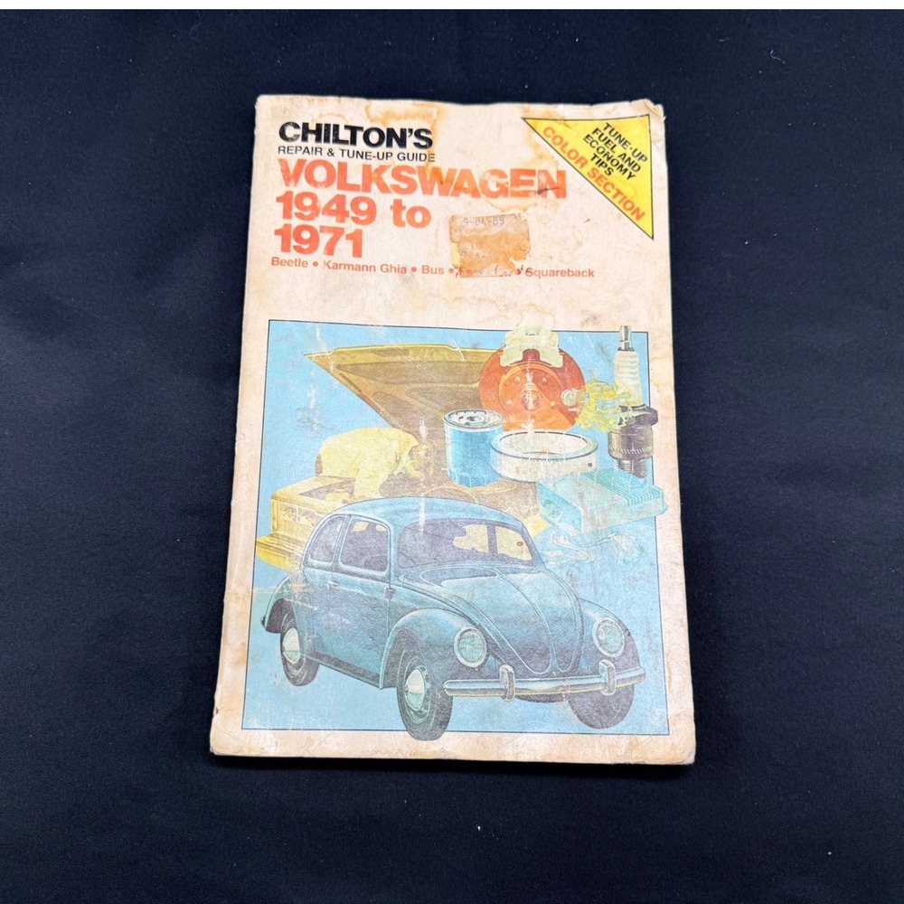 Chilton Repair Tune-Up Guide Volkswagen 1949-1971 Beetle Ghia Bus 5796 Vintage